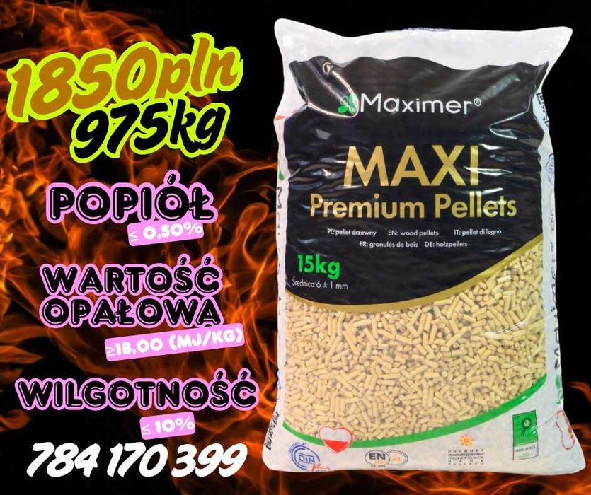 Pellet drzewny Maximer (DINplus ENplus®) Producent