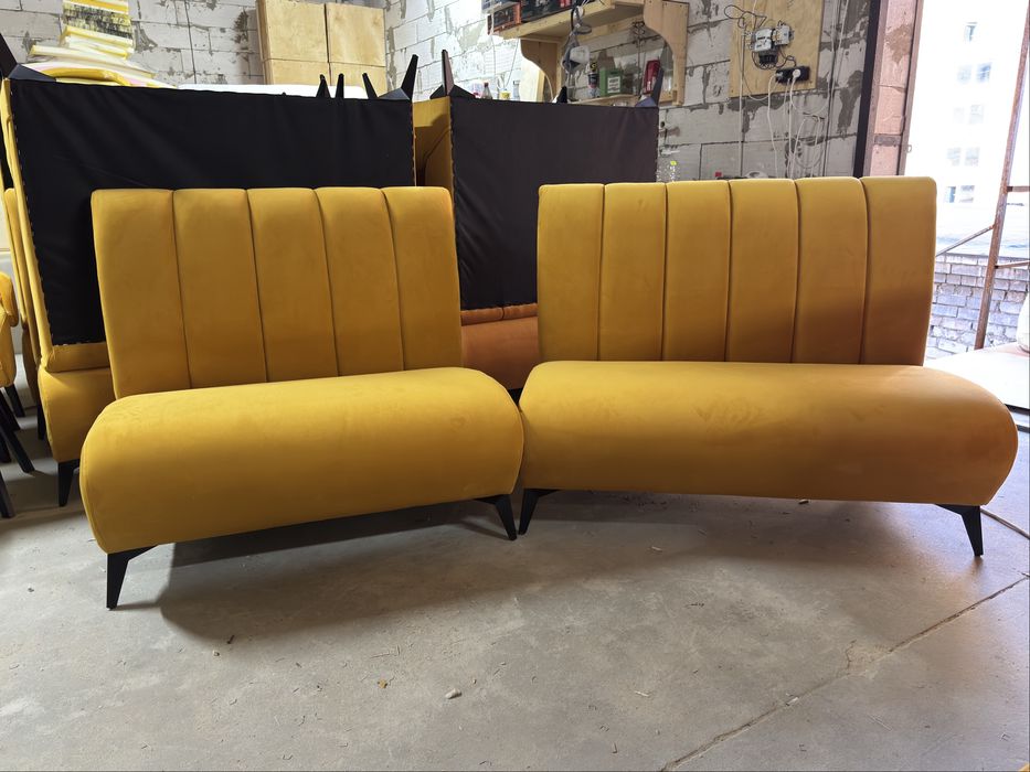 ВИРОБНИЦТВО мягких диванів та стільців велюр кожзам диваны стулья