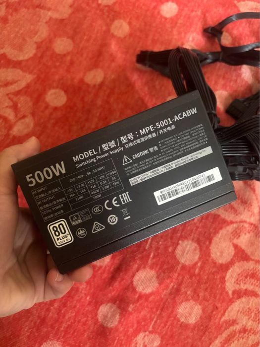 Надежный блок питания Cooler Master MWE 500W v2 (80+ White)