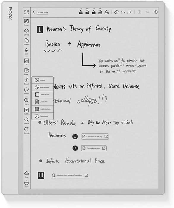 Onyx Boox Note Max 13.3 Вся лінійка електронні книги Boox та аксесуари