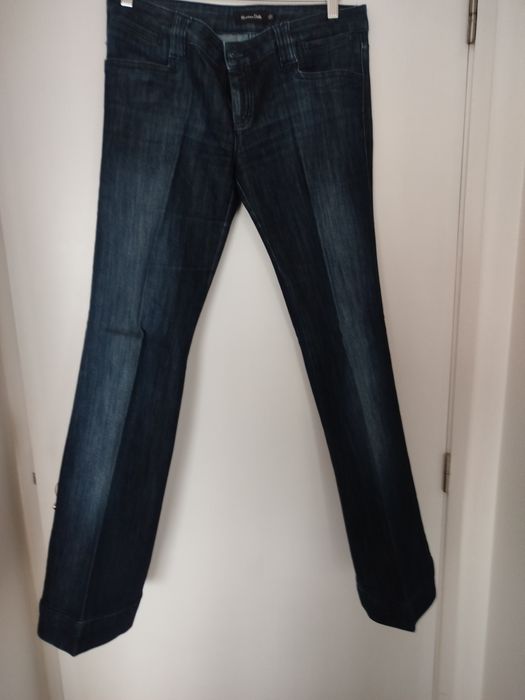 Calça de Ganga Cintura Baixa