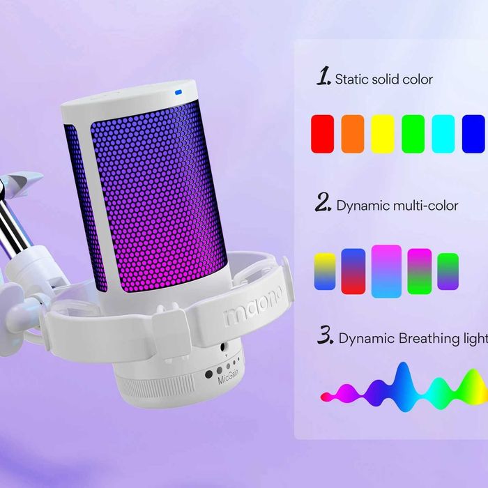 Микрофон с радио интерфейсом и подсветкой Maono DGM35S