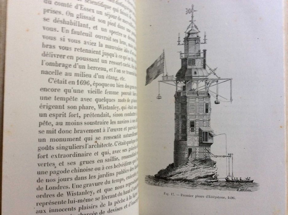 Les Phares ( Os faróis ) Léon Renard. Editora: Librairie Hachette et Cie, 1867, 1.ª edição