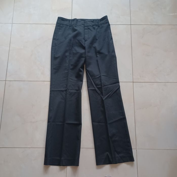 Spodnie ZARA BASIC szerokie ze streczem 38/40