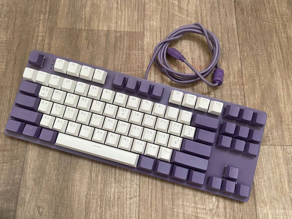 »ТОП Ігрова клавіатура Dark Project KD87A One Saphire 80% PBT Pudding