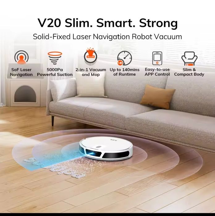 Nowy odkurzacz (robot sprzątający) ILife v20