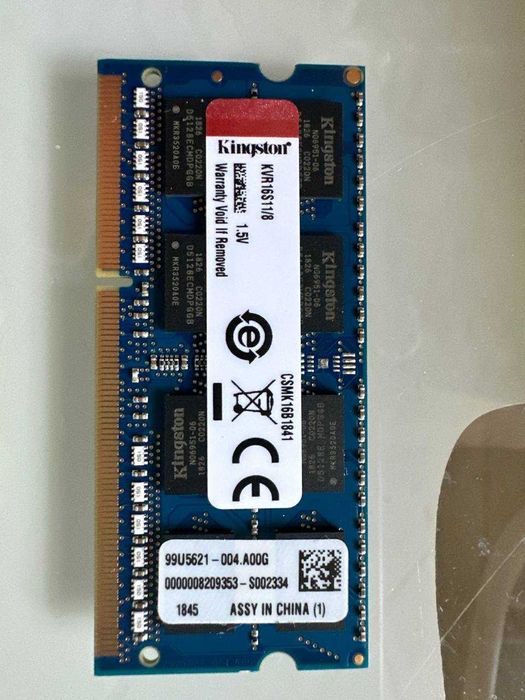 Оперативна пам'ять Kingston ValueRAM KVR16S11/8 Гб