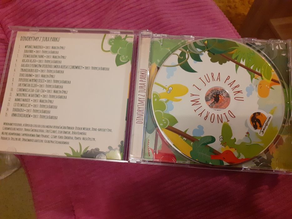 Dinorytmy z Jura Parku. Cd z muzyką