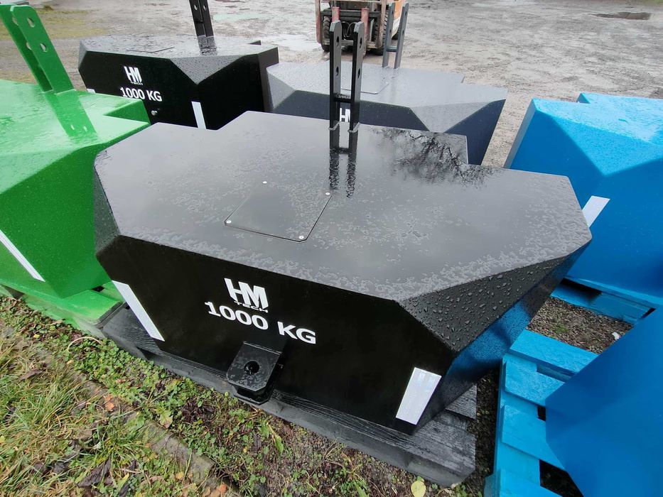 GOTOWY Metalowy Balast Obciążnik TUZ 600kg 800kg 1000kg 1200 CAŁY KRA