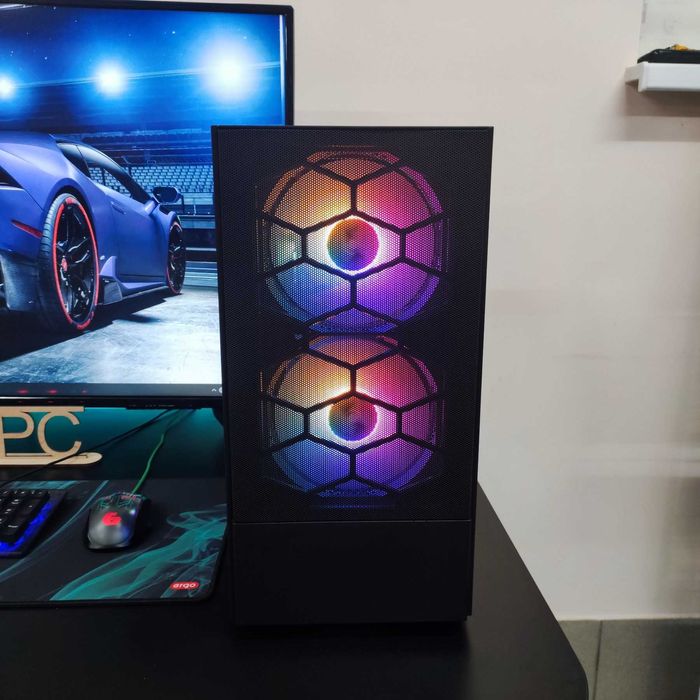 Компютер Новый Ryzen 5 5500, 16GB DDR4, RTX 5060 GDDR7, SSD 512GB NVMe