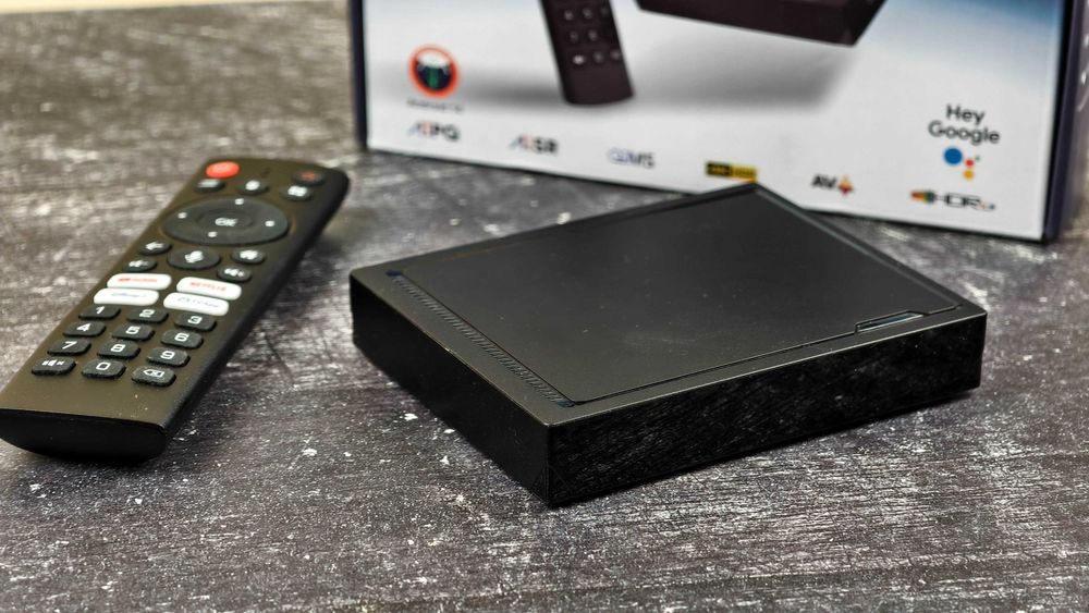 Смарт ТВ приставка RT-X2 4/32 ГБ Android TV 14, Realtek 1325, AISR (покращення зображення за допомогою ШІ), налаштована