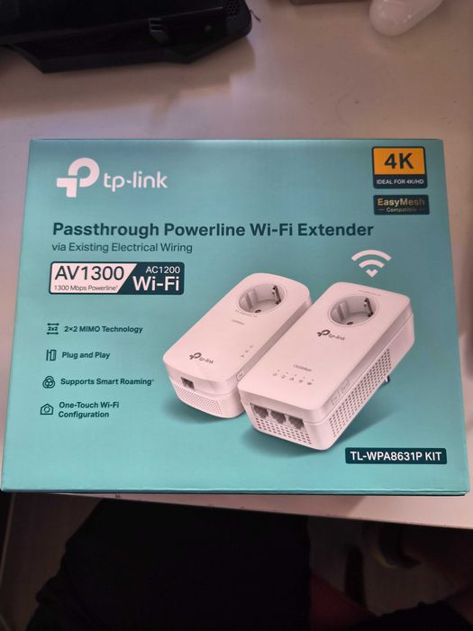 Kit Powerline TP-LINK PCL Wi-Fi AV1300 TL-WPA8631P