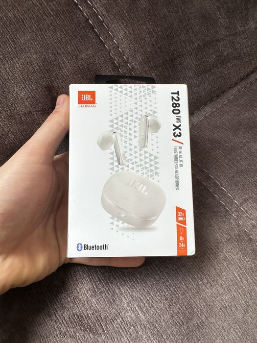 Бездротові навушники JBL T280 TWS X3.Оригінал