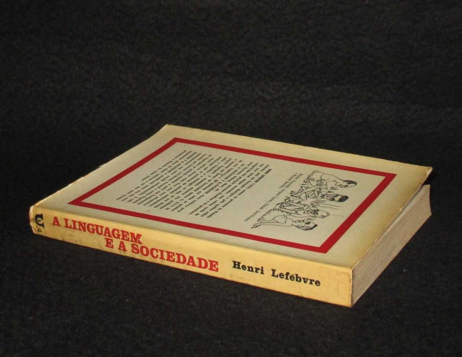 Livro A Linguagem e a Sociedade Henri Lefebvre