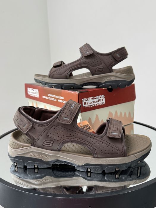 Мужские босоножки на липучках Skechers 39/41/42/45/46р