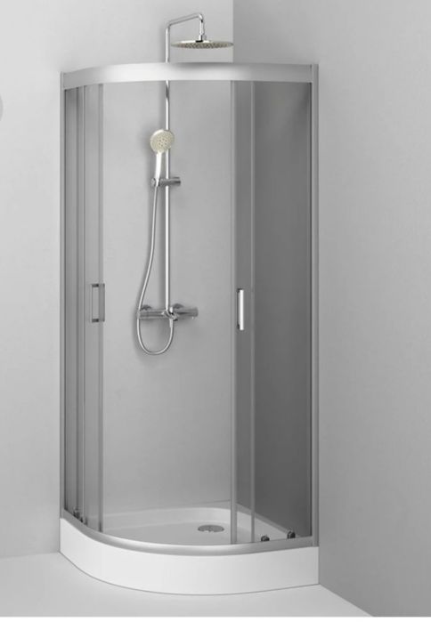 Душова кабіна Gem 1/4 Round 80×80 AM PM