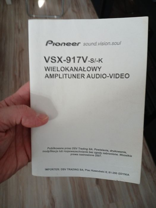 Amplituner Pioneer vsx-917v igła!-Adapter Bluetooth