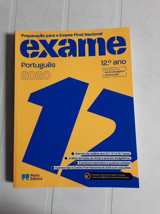 Exame português, física e química A, matemática A