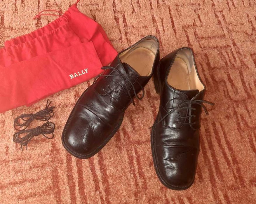 Классические мужские туфли Bally, кожа, р. 44,5 стелька 29 см