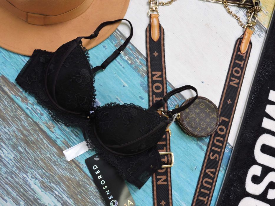 Censored Nowy biustonosz koronka push up 75A