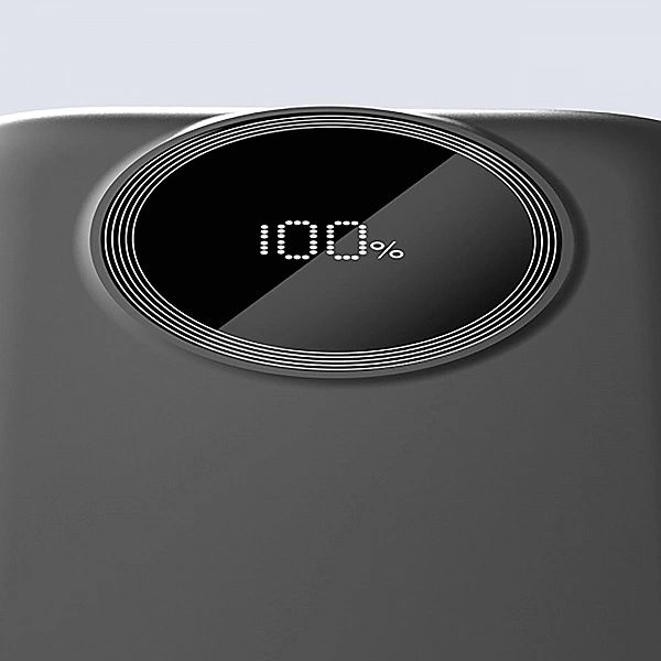 Powerbank Dudao K13/10000mAh z wbudowanym kablem - czarny