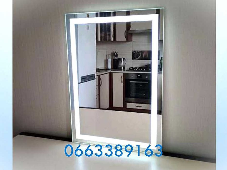 Дзеркало з LED підсвіткою в ванну з поличкою Зеркало с  подсветкой !!!