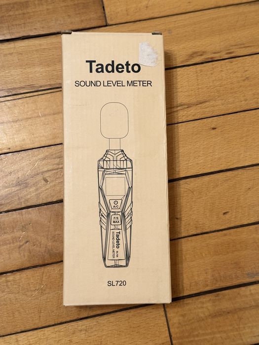 Tadeto sl720, вимірювач шуму, шумомір