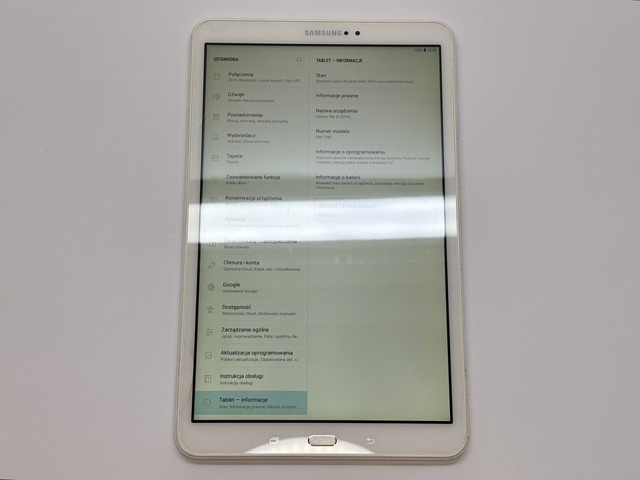 Tablet Samsung Tab A 2016 SM-T580