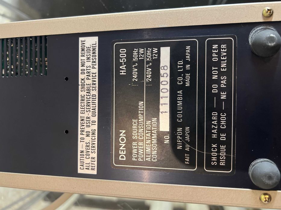 DENON HA-500 повышающий фоно-усилитель (Step-Up/SUT) для МС головок