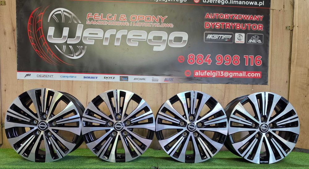 Nowe alufelgi NISSAN 16x5x114,3 - Juke Leaf, Qashqai, Townstar