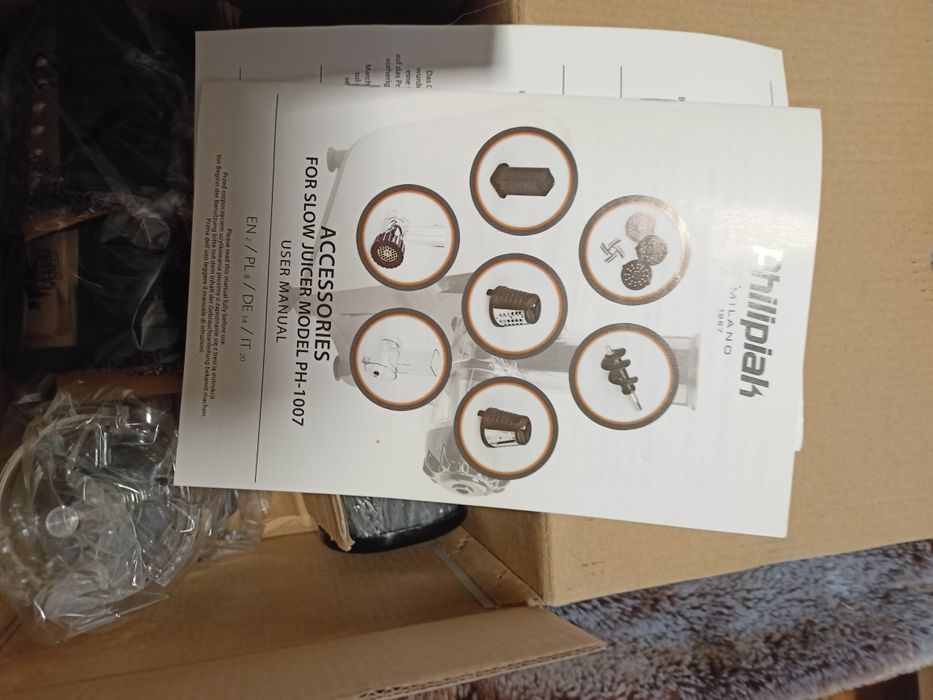 Wyciskarka do soków i maszynka do mięsa Phillipiak