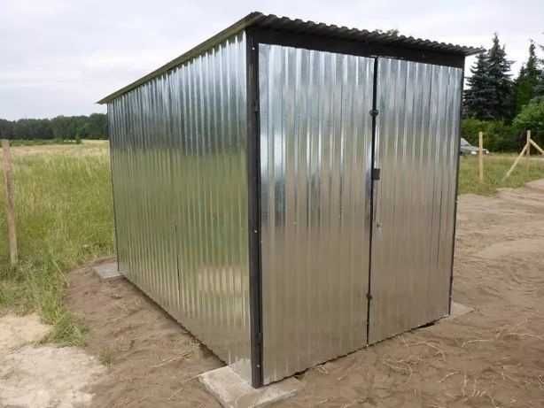 Garaż blaszany na budowę Blaszak Garaże blaszane Blaszaki PRODUCENT