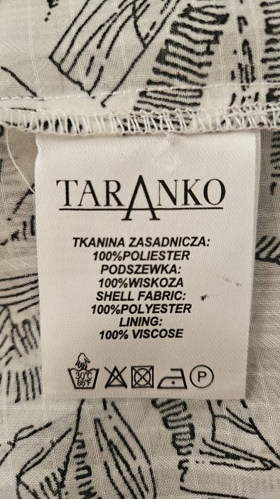 Biała zwiewna sukienka Taranko 38 40