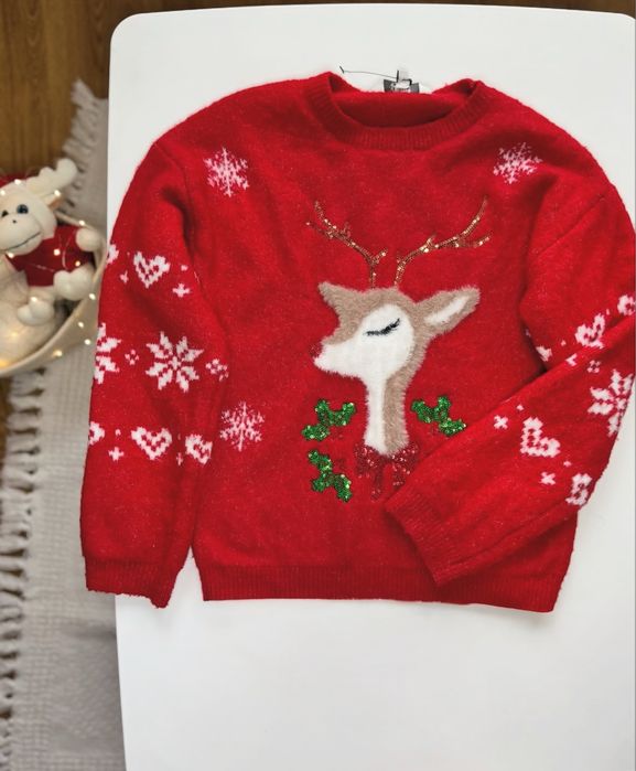 Новорічний светр. Светрик новий рік. Світер. Свитер новогодний