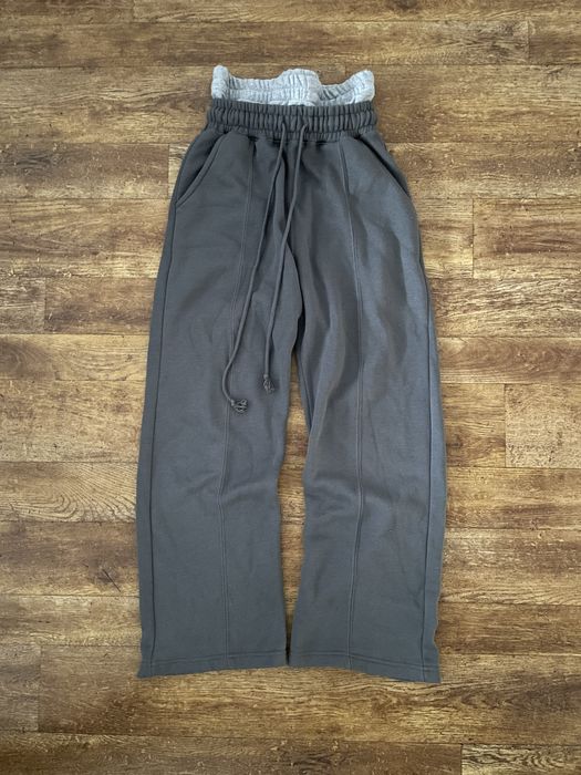 Double waist sweatpants широкі спортивні штани