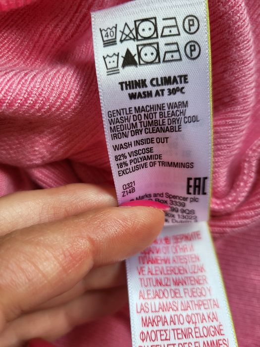 Różowy sweterek 14-16 M&S