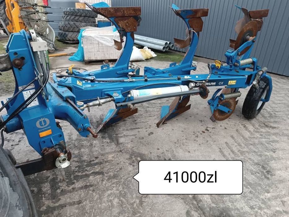 Plug 3 skibowy agrolux kverneland es 100 overum nowe super stan