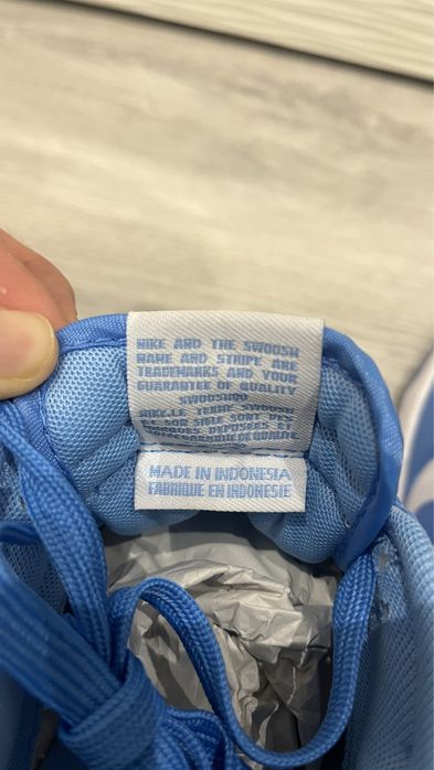 Dunk university blue novos 41