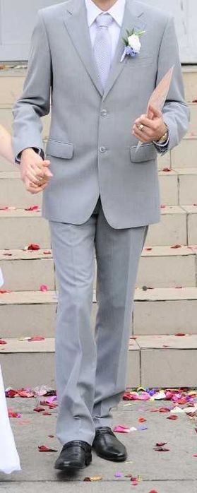 "Voronin" Чоловічий світло сірий костюм
