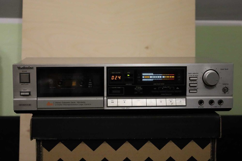 Technics RS‑B405 – sprawny, odtwarza i nagrywa