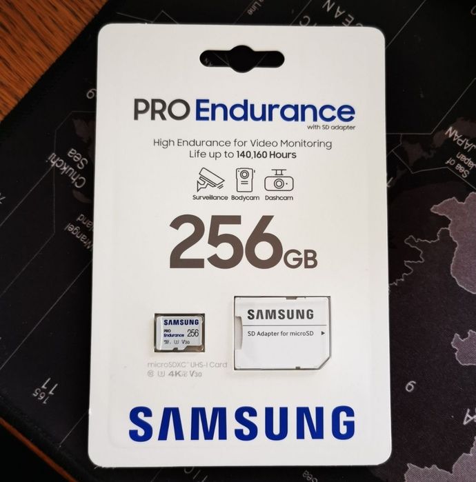 Karta microSD proEndurance Samsung 256 GB