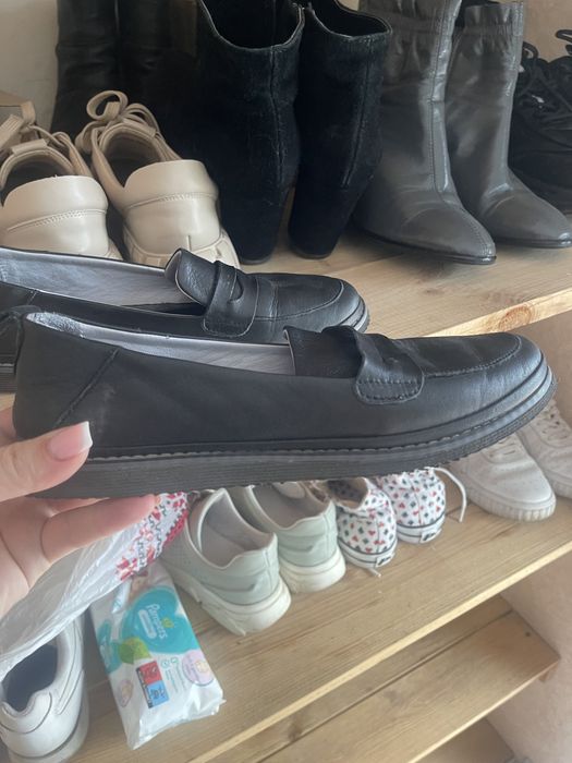 Туфли шкіра кожа макасини