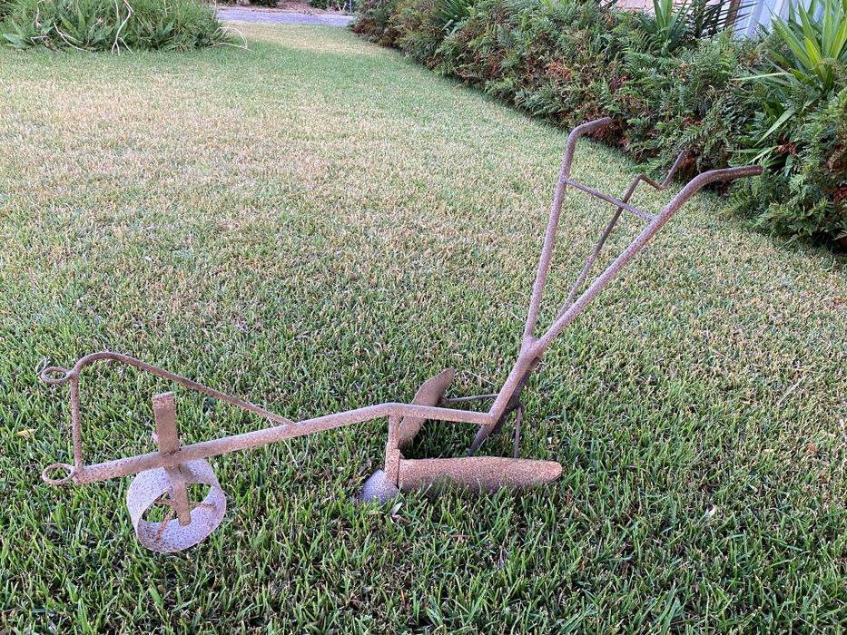 Arado antigo para decoração