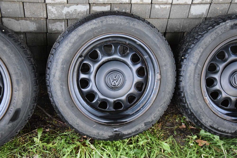 Felgi z oponami szeroka stal serduszka 15 5x100