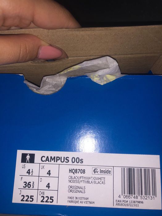 adidas campus 00s pretos