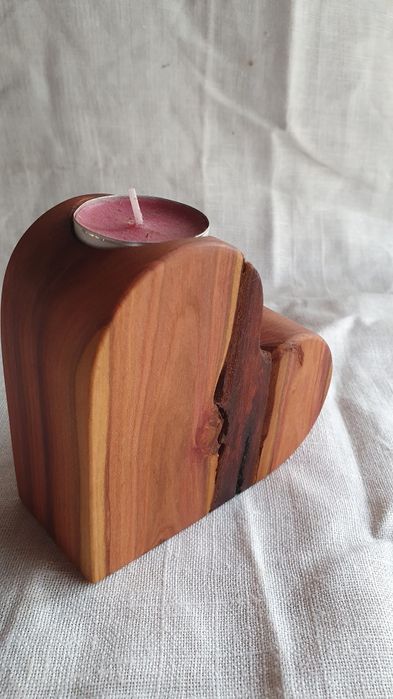 Serduszko, świecznik