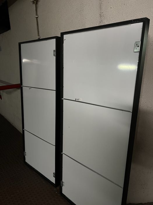 Espelhos pretos, 65x150 cm