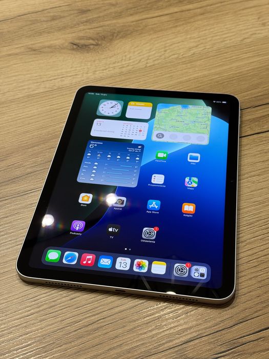 Nowy Apple iPad 10. generacji Wi-Fi 64GB –  bateria 100%