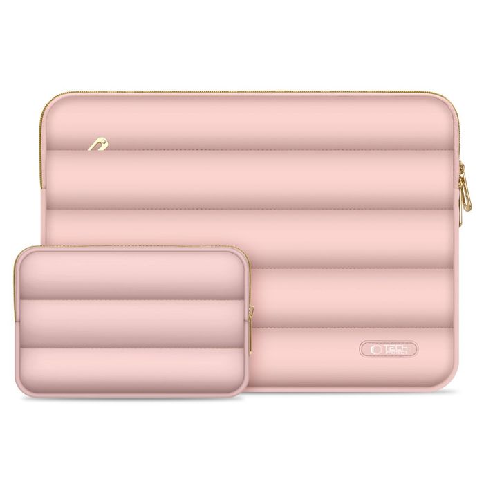 Tech-Protect puffy laptop 13-14 dusty rose