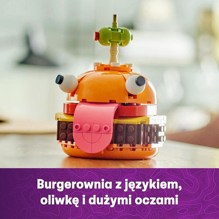 lego, fortnite, burgerownia, burger, 77070, 9+, klocki, budowanie